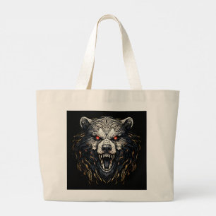 Bolsa Tote Grande Saco de compras Brown Bear