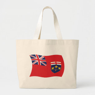 Bolsa Tote Grande Saco de Compras da Bandeira de Ontário