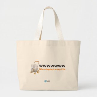 Bolsa Tote Grande Saco de compras de AT&T