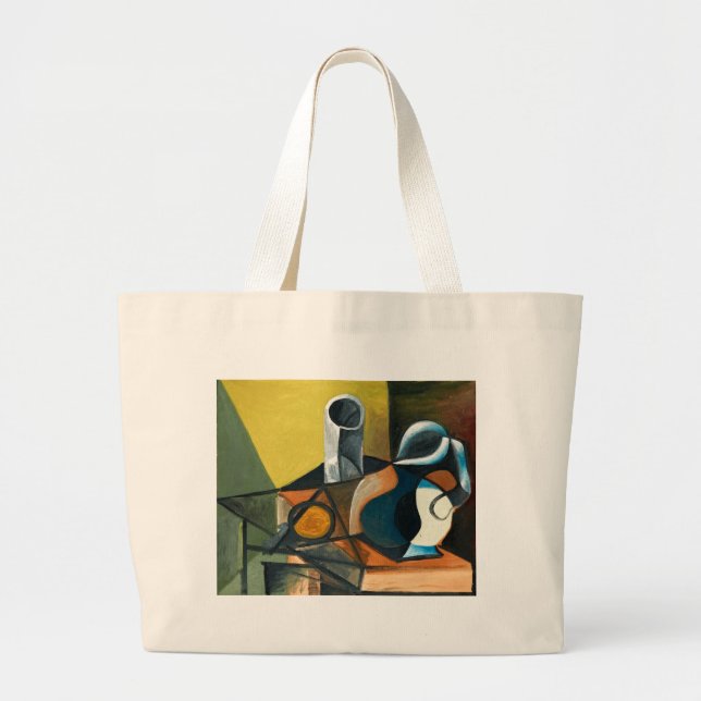 Bolsa Tote Grande Saco de compras de cactos (Frente)