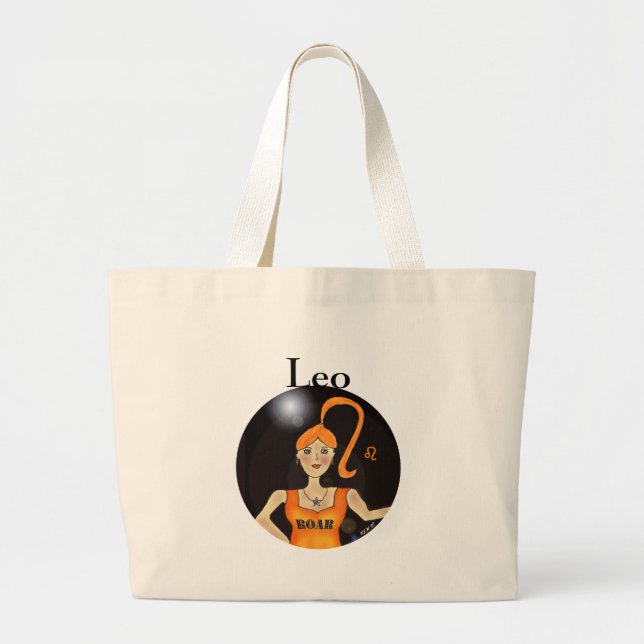 Bolsa Tote Grande Saco de compras de Leo (Frente)