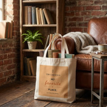 Saco de Compras para Amante de Livros