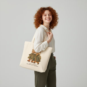 Bolsa Tote Grande Saco de Compras Presente para Melhor Amigo