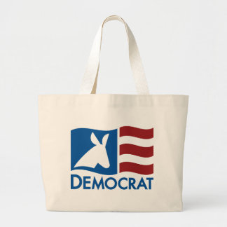 Bolsa Tote Grande Saco de Democrata