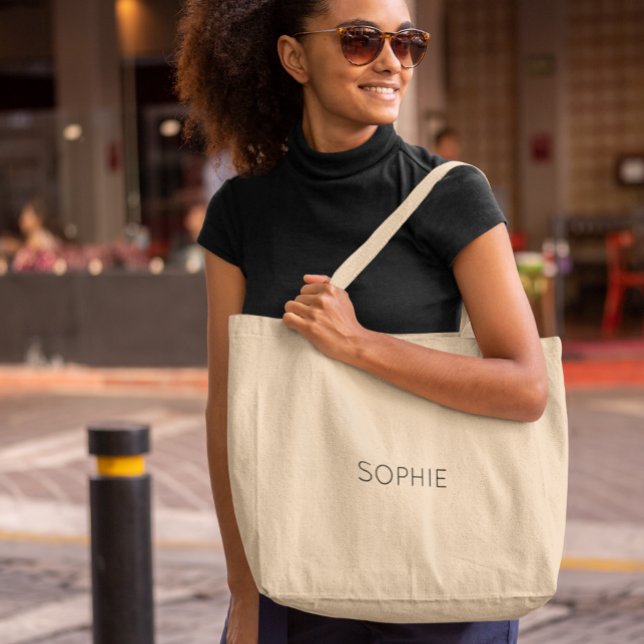 Bolsa Tote Grande Saco de ferramentas Jumbo DIY | Texto personalizad (Criador carregado)