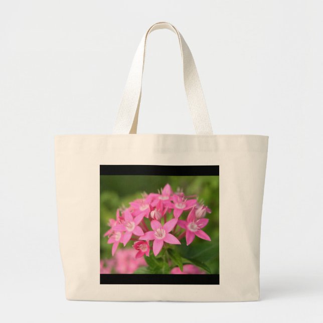 BOLSA TOTE GRANDE SACO DE FLOR (Frente)