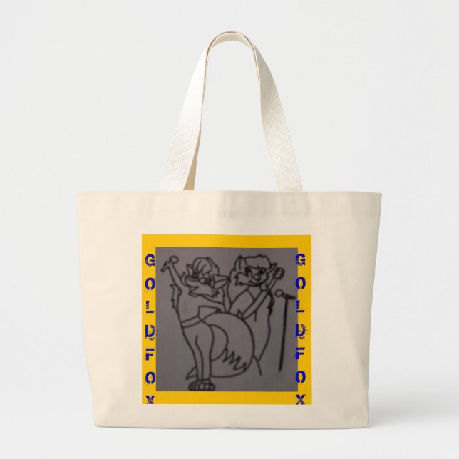 Bolsa Tote Grande Saco de GoldFox (Frente)