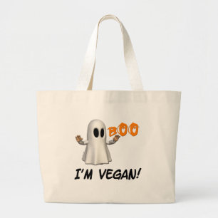 Bolsa Tote Grande Saco de Halloween de Vegan