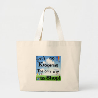 Bolsa Tote Grande Saco de Kroger
