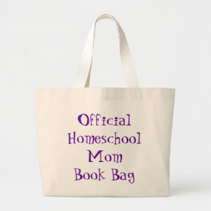 Bolsa Tote Grande Saco de livro da mamã de Homeschool