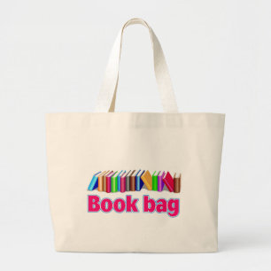 Bolsa Tote Grande saco de livros