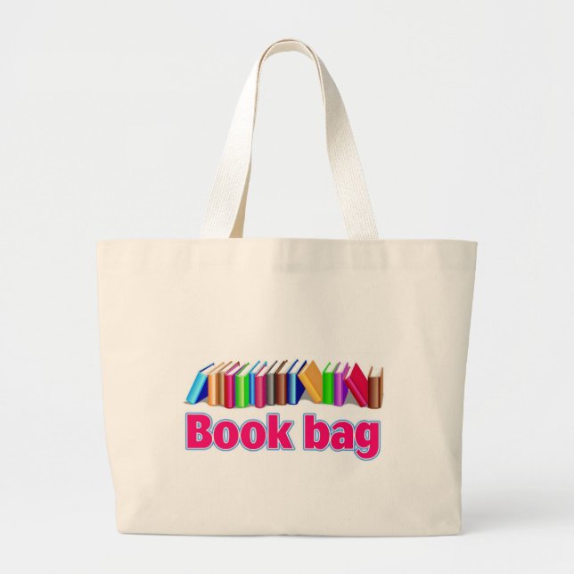 Bolsa Tote Grande saco de livros (Frente)