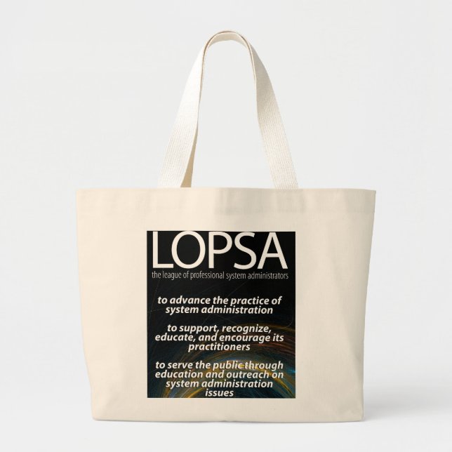 Bolsa Tote Grande Saco de LOPSA (Frente)