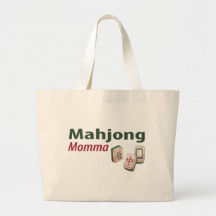 Bolsa Tote Grande Saco de Mahjong Momma