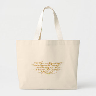 Bolsa Tote Grande Saco de mão com Citação Inspiradora para Mulheres