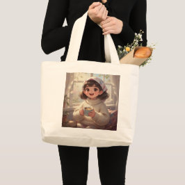Bolsa Tote Grande Saco de mão da Menina Caprichosa