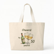 Saco de mão de Champagne com ano e idade personali