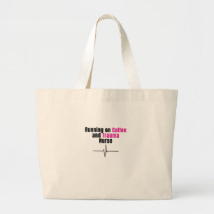 Bolsa Tote Grande Saco de mão de Enfermeira Engraçada – Enfermeira q