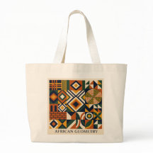 Saco de mão de Geometria Africana