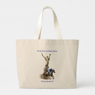 Bolsa Tote Grande Saco de mão Racing Hearts e Healing Springs