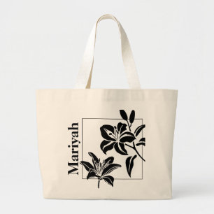 Bolsa Tote Grande Saco de mão Tiger-Lily Personalizado