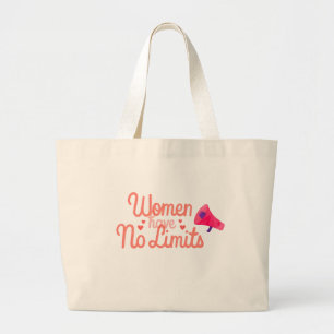Bolsa Tote Grande Saco de mão Women Have No Limits