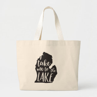 Bolsa Tote Grande Saco de Michigan - tome-me ao lago