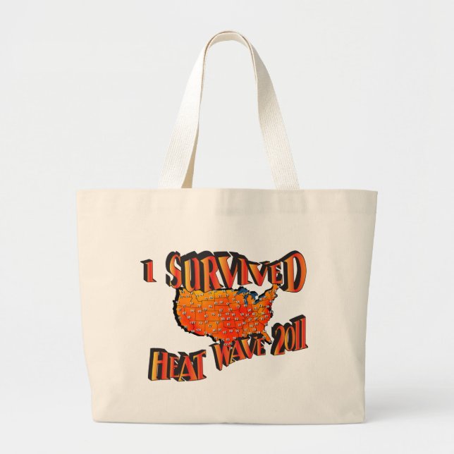 Bolsa Tote Grande Saco de onda de calor 2011 (Frente)