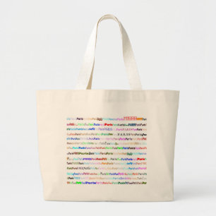 Bolsa Tote Grande Saco de Paris