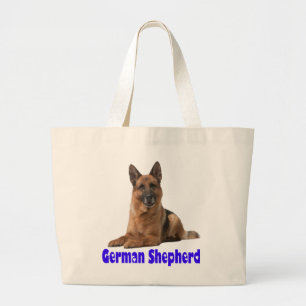 Bolsa Tote Grande Saco de Pastor Alemão Cachorrinho