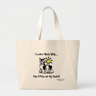 Bolsa Tote Grande Saco de PawPrints
