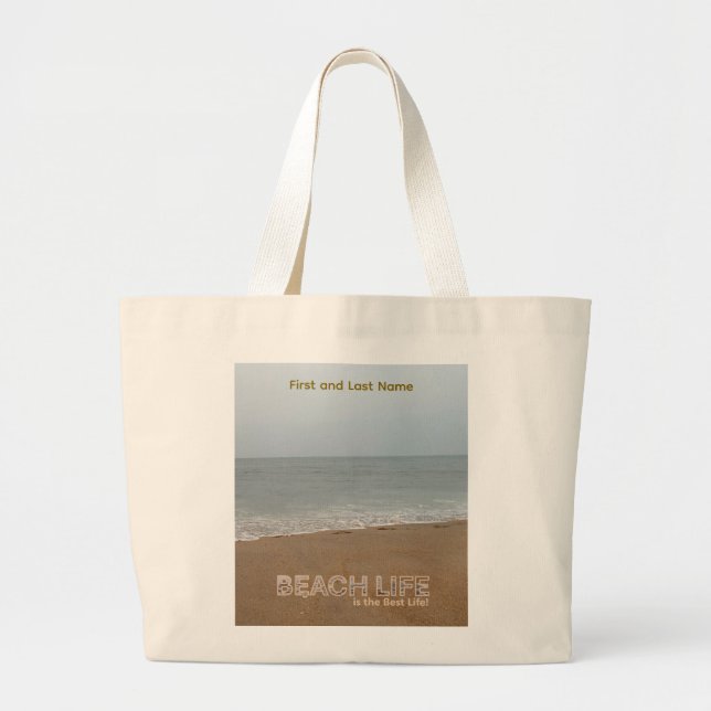 Bolsa Tote Grande Saco de Praia (Frente)