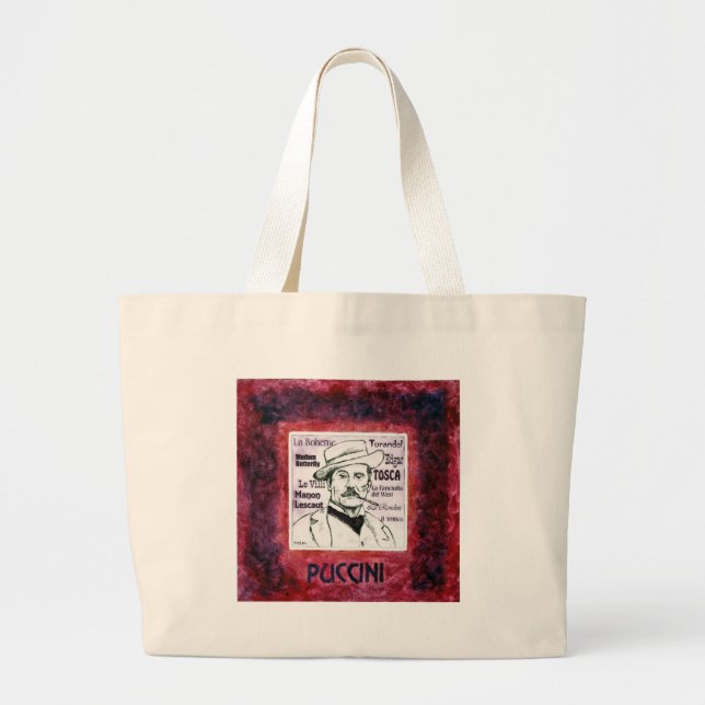 Bolsa Tote Grande Saco de Puccini (Frente)
