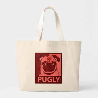 Bolsa Tote Grande Saco de Pugly