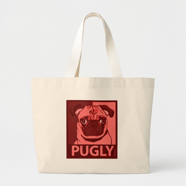 Bolsa Tote Grande Saco de Pugly (Frente)
