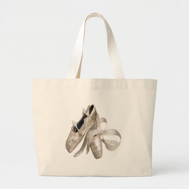 Bolsa Tote Grande Saco de Shoesote do balé (Frente)