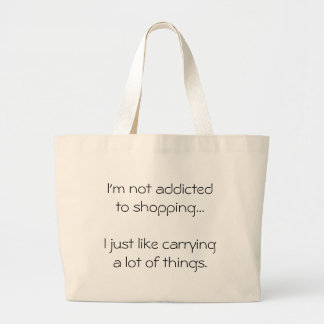 Bolsa Tote Grande Saco de Shopaholic