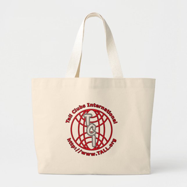Bolsa Tote Grande Saco de TCI - vermelho (Frente)