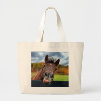 Bolsa Tote Grande Saco de toalha de cavalo