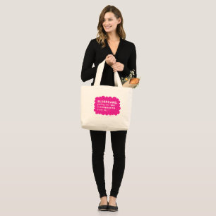Bolsa Tote Grande Saco de Toque Grande do Eldercare