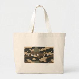 Bolsa Tote Grande Saco de Tote de Camuflagem