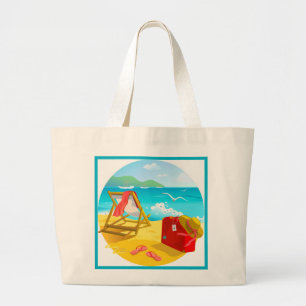 Bolsa Tote Grande Saco de Tote de Jumbo Beach
