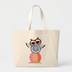Bolsa Tote Grande Saco de Tote de Praia da Coruja