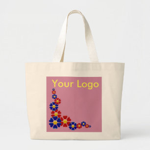 Bolsa Tote Grande Saco de Tote do Coração com Espaço do Logotipo