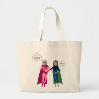 Bolsa Tote Grande Saco de Tote Personalizado de Super Amigos