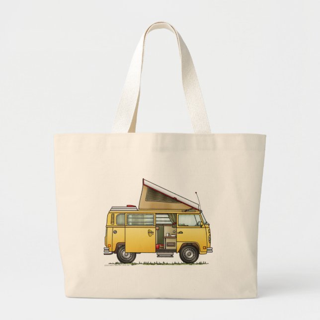 Bolsa Tote Grande Saco de Van de campista de Campmobile (Frente)
