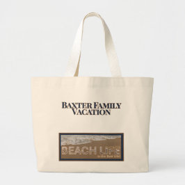 Bolsa Tote Grande Saco de Viagem Personalizado para Férias em Famíli