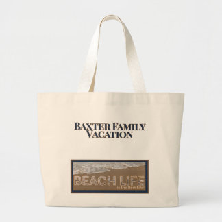 Bolsa Tote Grande Saco de Viagem Personalizado para Férias em Famíli