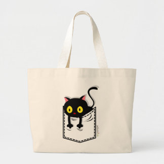 Bolsa Tote Grande Saco do bolso do gatinho