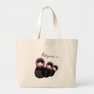 Bolsa Tote Grande Saco do clássico de Matryoshka